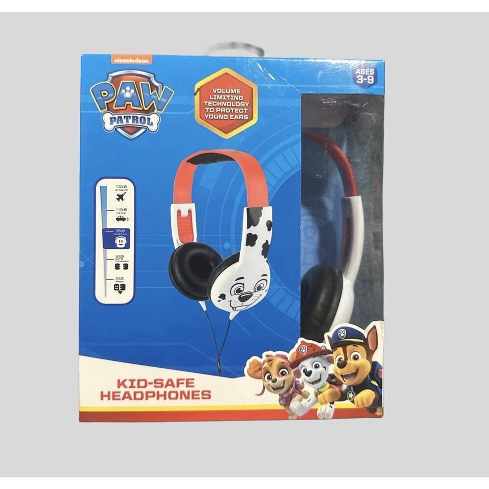 Paw Patrol Kid-Safe Headphones Volume Limited Wired Over-Ear Nickelodeon